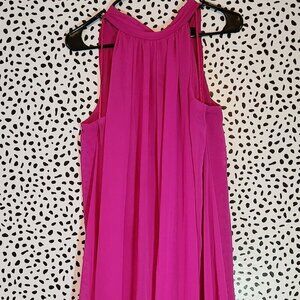 1. State Sleeveless Wide-Leg Flowy Jumpsuit – Fuchsia – Women’s Size Large